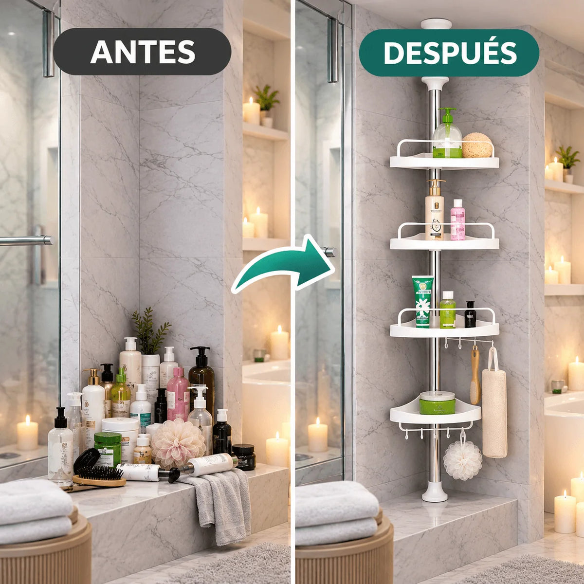 Esquinero Organizador Baño 🚿